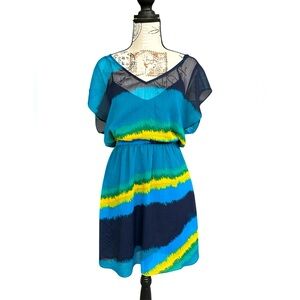 Express lightweight bold colored mini dress size XS